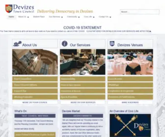 Devizes-TC.gov.uk(Devizes Town Council) Screenshot