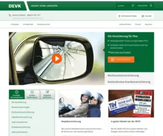 Devk.de(DEVK Versicherungen) Screenshot