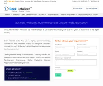 DevKiinfotech.com(Web Design Company) Screenshot
