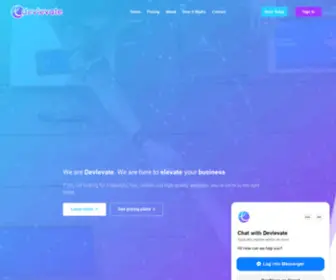 Devlevate.com(Unlimited Web Development) Screenshot