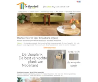 Devloerderij.nl(De Vloerderij houten vloeren voor een prachtige houten vloer) Screenshot