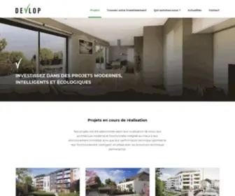 Devlop.eu(Votre promoteur immobilier au Luxembourg et en Belgique) Screenshot