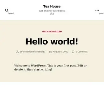 DevMandeep.com(Tea House) Screenshot