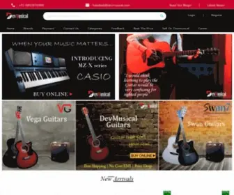 DevMusical.com(Buy Musical Instruments Online In India) Screenshot