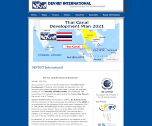 Devnetinternational.org(DEVNET International) Screenshot