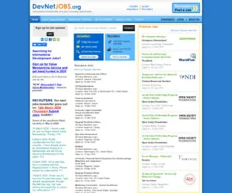 Devnetjobs.org(International Development) Screenshot