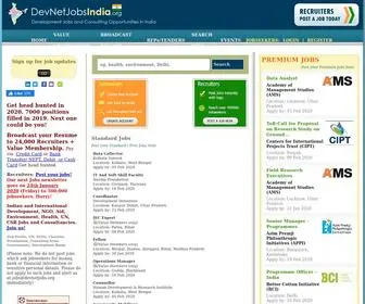 Devnetjobsindia.org(International Development) Screenshot