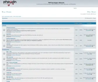 Devnetwork.net(PHP Developers Network) Screenshot