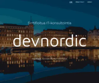 Devnordic.com(Devnordic Oy) Screenshot