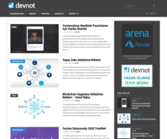 Devnot.com(Yazılımcının Magazini) Screenshot