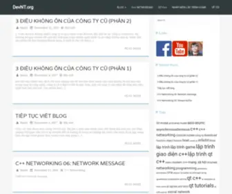 Devnt.org(Manh Nguyen Tien's personal DevBlog) Screenshot