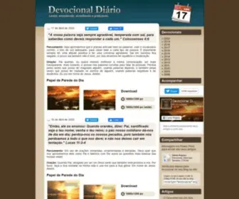Devocionaldiario.com.br(Diário) Screenshot