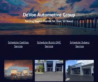 Devoeauto.com(DeVoe Automotive Group) Screenshot