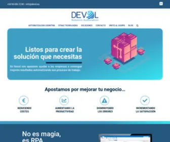 Devol.es(Devol Robotics Automation) Screenshot