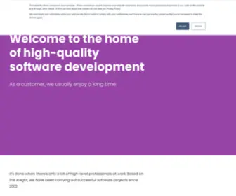 Devolon.fi(Devolon is a software development company) Screenshot