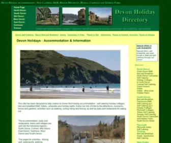 Devon-Holiday.com(Self Catering Holidy Cottages) Screenshot