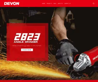 Devon.com.ph(Offers competitive products with five major product lines including wood working) Screenshot