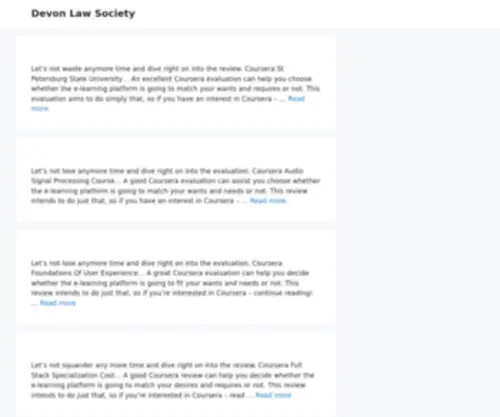 Devonlawsociety.org.uk(Devon Law Society) Screenshot