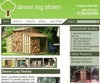 DevonlogStores.co.uk(Devon Log Stores) Screenshot