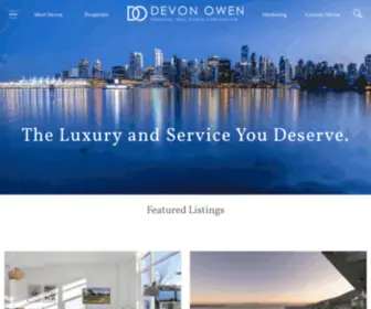 Devonowen.com(#1 Vancouver Real Estate Company) Screenshot