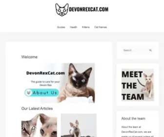 Devonrexcat.com(Your guide to Devon Rexs) Screenshot