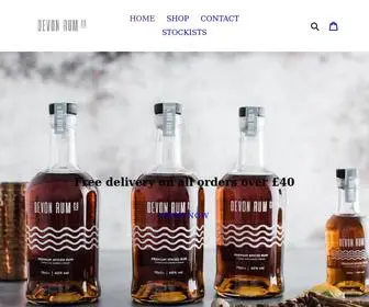 Devonrumcompany.com(Devon Rum Co) Screenshot