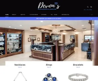 Devonsdiamondsdecor.com(Devon's Diamonds & Decor) Screenshot