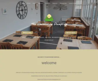 Devonshire-Dumpling.com(Good pub and B & B Crediton) Screenshot