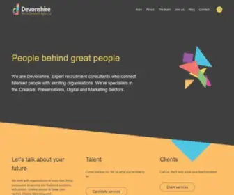 Devonshire.co.uk(Recruitment consultants) Screenshot
