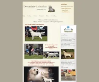 Devonshirelabs.com(Devonshire Labradors) Screenshot