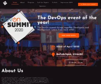 Devonsummit.com(DevOn Summit) Screenshot