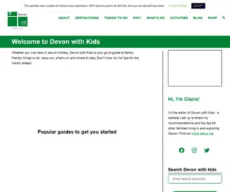 Devonwithkids.co.uk(Devon with Kids) Screenshot