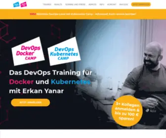 Devops-Training.de(Dreitägige DevOps Trainings für einen erfolgreichen Einstieg in Container) Screenshot