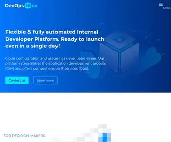 Devopsbox.io(Fully automated Internal Developer Platform) Screenshot