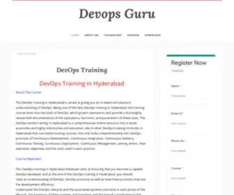 Devopsguru.co.in(DevOps Training) Screenshot