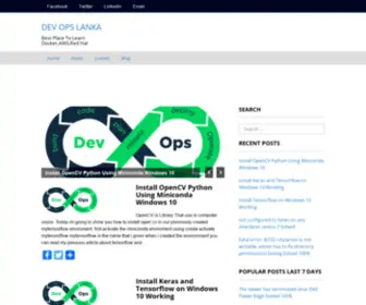 Devopslanka.com(Website is ready) Screenshot