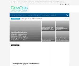 Devopsonline.co.uk(DevOps Online) Screenshot