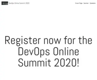 Devopsonlinesummit.com(DevOps Online Summit) Screenshot