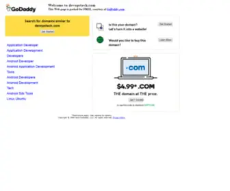 Devopstech.com(DevOpsTech Solutions) Screenshot