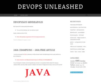 Devopsunleashed.com(DevOps Unleashed) Screenshot