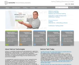 Devore.com(Cleveland Computer Training) Screenshot