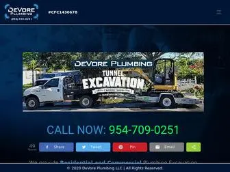 Devoreplumbing.com(DeVore Plumbing) Screenshot