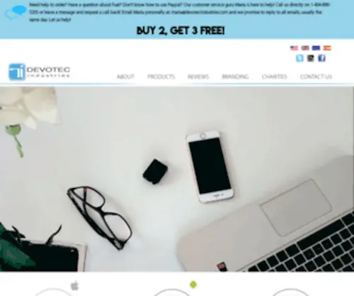 Devotecindustries.com(Devotec) Screenshot