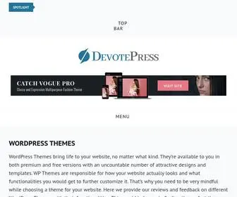 Devotepress.com(Dedicated to WordPress) Screenshot