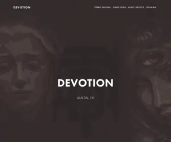 Devotiontattoostudio.com(Devotion) Screenshot