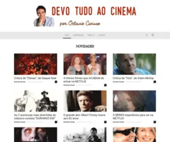 Devotudoaocinema.com.br(Devo tudo ao Cinema) Screenshot