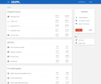 DevPpl.com(DEVPPL is a community and forum for Developers to exchange knowledge. DEVPPL) Screenshot