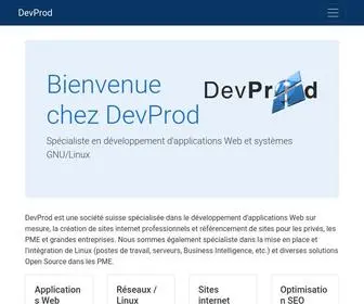 DevProd.com(Neuchâtel (CH)) Screenshot