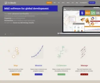 Devresults.com(Monitoring & evaluation software for global development) Screenshot
