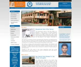DevsamajVidyaniketangurgaon.com(Dev Samaj Vidya Niketan Sr) Screenshot